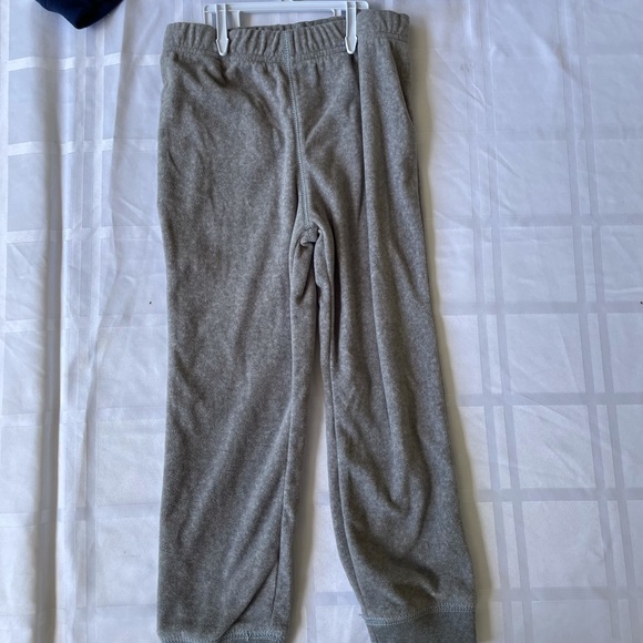 Toddler Boy Carter's 2 Piece Striped Fleece Pullover Top & Jogger Pants Set, 5T - Picture 4 of 5